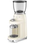 Кафемелачка Smeg - CGF01CREU 50's Style, 150W, 350 g, бежова - 3t